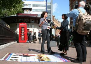 Helene in Leicester Square